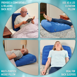Great Choice Products Leg Elevation Pillow, Bed Wedge Pillow With