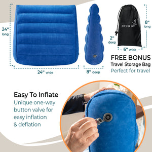 Inflatable Wedge Pillow For Travel – Circa Air
